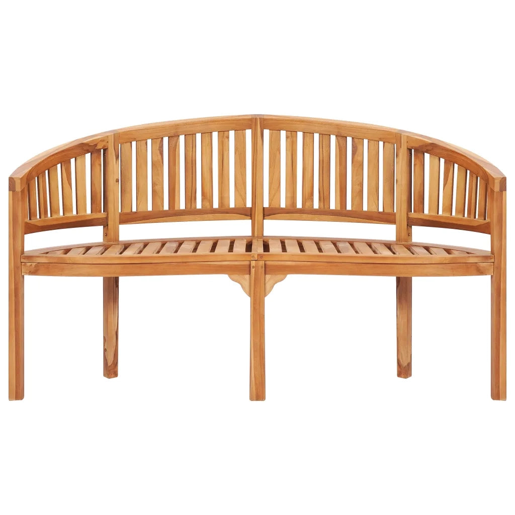Set Salotto da Giardino 4 pz Design Curvo in Massello di Teak cod mxl 35709