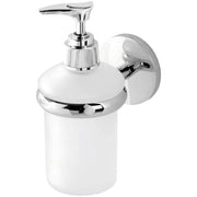 DISPENSER IN CROMO / VETRO SATINATO