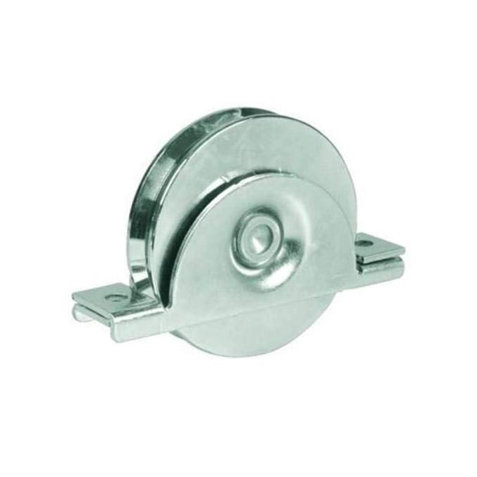 Vigor-blinky 392L Ruote per Cancelli Gola U-20 con Supporto Diametro 120 mm Acciaio Zincato Cuscinetto a Sfera
