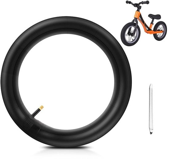 Bicicletta Interno 16 x 1,75/2,125 - Serbatoio di Gomma Butilico - Tubo di Gomma - Luci per Gomme - Adatto per Biciclette - Gomma Isoprene - Inclusa Guida di Montaggio - Bicicletta Interno