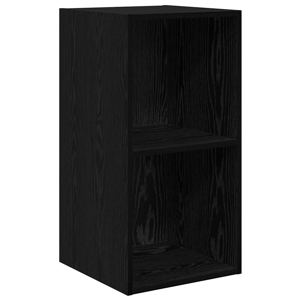 Set mobile TV-Credenza per TV Rovere Nero 37 x 37 x 72 cm Legno multistrato