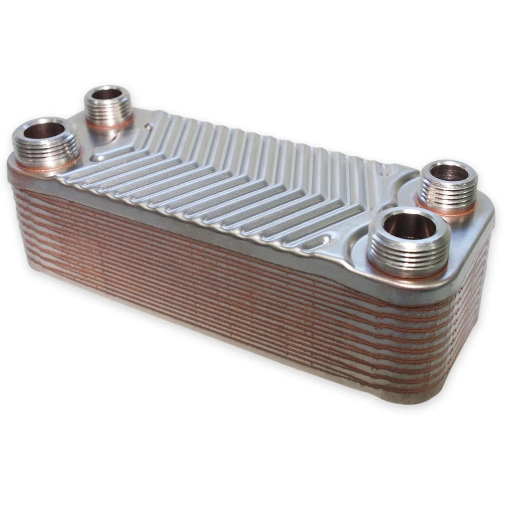 Scambiatore di calore termico in acciaio inox 20 piastre max 44 kW acqua solare 16_0000831
