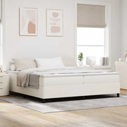 Struttura letto piattaforma Crema 200 x 200 cm Tessuto in Cords 3337429