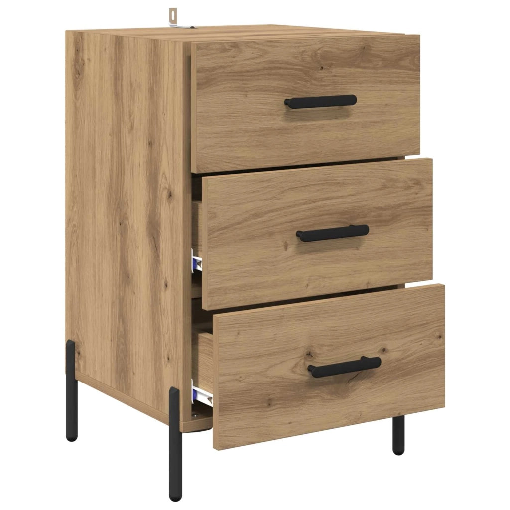 Armadio da Notte Rovere artigianale 40 x 40 x 66 cm 882126