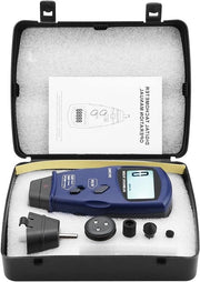 Contatore di giri rotanti digitale 5 cifre 18 mm LCD metri di rotazione tester