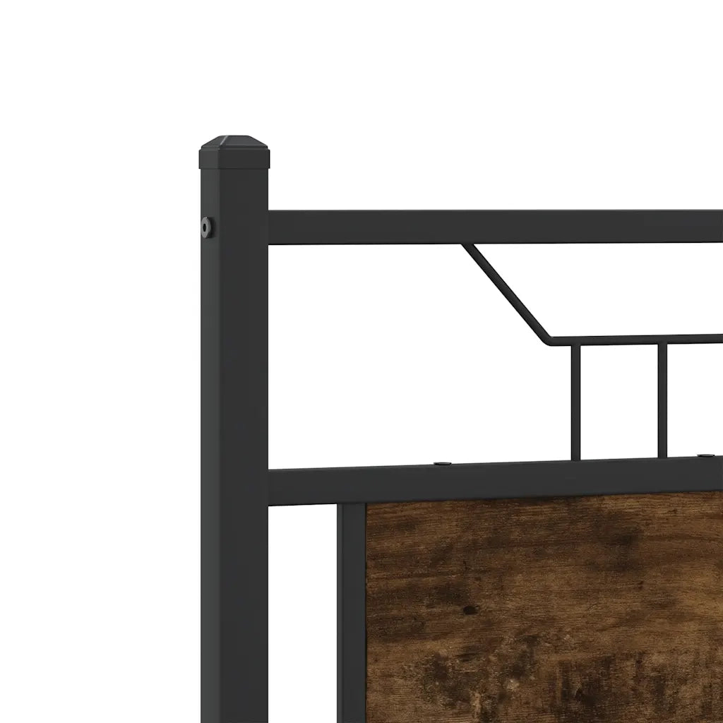 Giroletto senza Materasso Rovere Fumo 120x190 cm in Truciolato