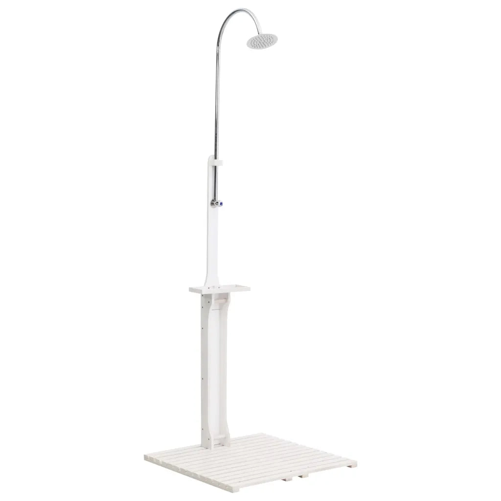 Doccia da Giardino Bianca in Legno  cod mxl 42399