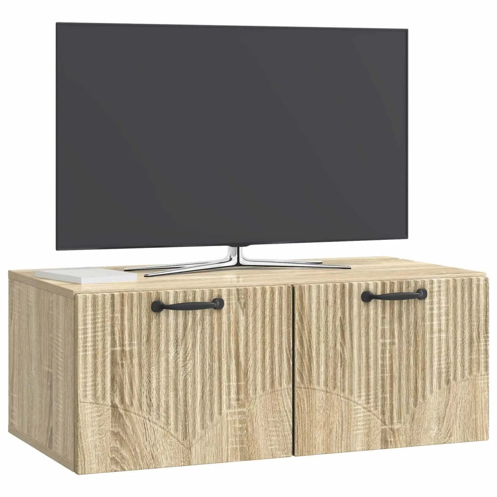 Mobile Porta TV da Muro Rovere Sonoma 78,5 x 41 x 30 cm