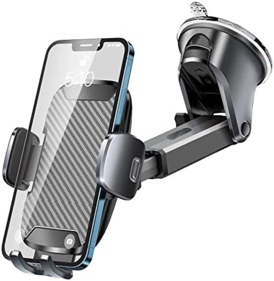 Sostegno Auto per Telefono Cellulare - Morsetto Superforte, Rotante 360 Gradi, Compatibile con iPhone 15 Pro Max/14 Pro Max e Altri Smartphone fino a 7 Pollici