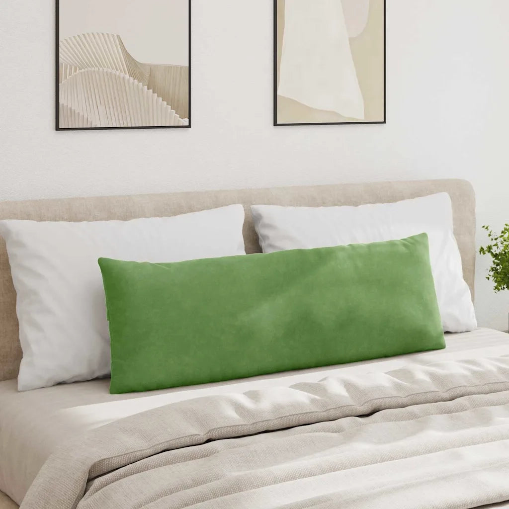 Cuscini da Divano 2 pz | Cuscini per sedie Verde chiaro 120 x 40 cm