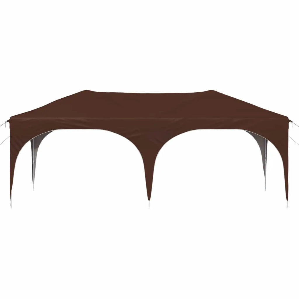 Tenda per feste a pop-up 575 x 288 x 245 cm Marrone