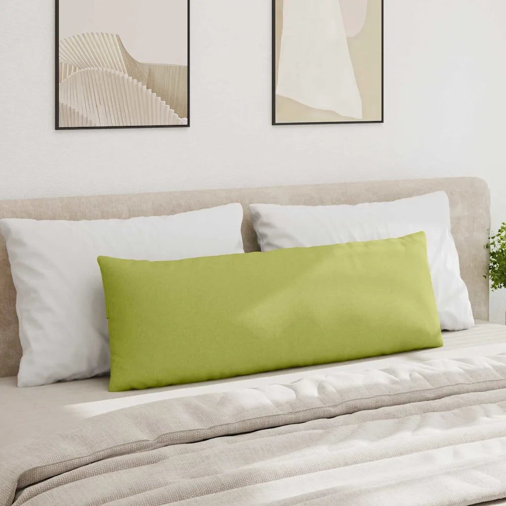 Cuscini da Divano 2 pz | Cuscini per sedie Verde chiaro 120 x 40 cm Tessuto