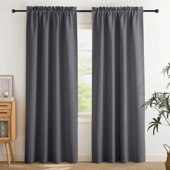 Veli Riscaldamento Tendaggi Oscuranti - Tendaggi Pronti all'Uso - 2 Pezzi - 140B x 240H cm - Isolanti Termici - Adatti per Salotto/Camera da Letto