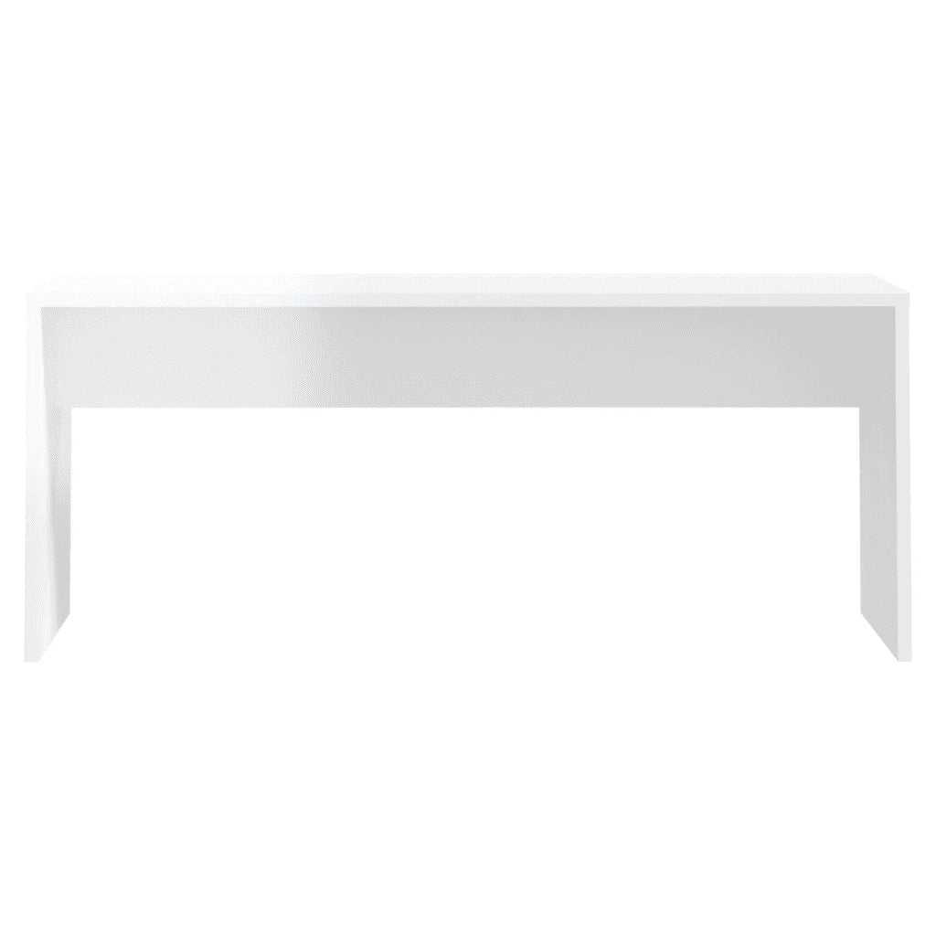 Set da Pranzo 3 Pz Bianco Lucido in Truciolato 809482