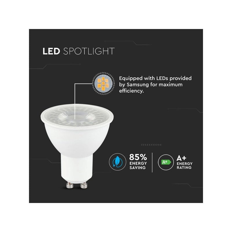 Lampada Led GU10 7,5w 220V 38 Gradi Neutro 4000K Angolo Stretto SKU-218766