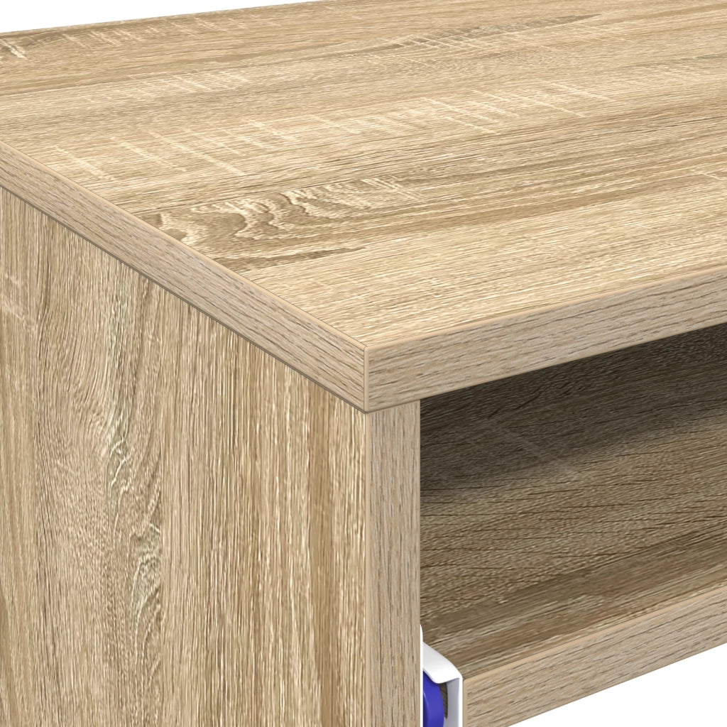 Scrivania per Computer Rovere Sonoma Legno ingegnerizzato Compatto