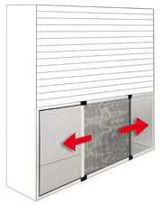 ZANZARIERA ESTENSIBILE PER FINESTRE BIANCO RAL 9010 cm. 70x50