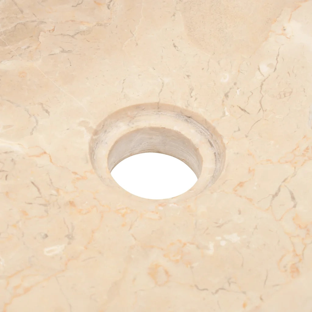 Lavandino 45x30x12 cm in Marmo Crema