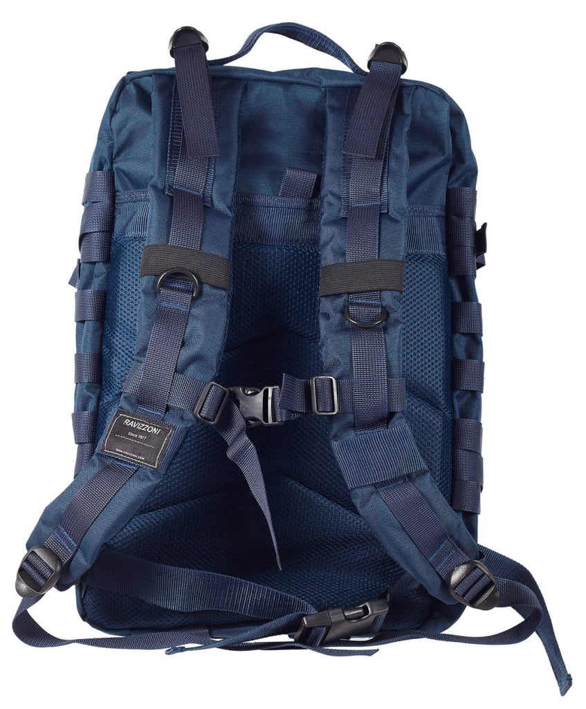 Zaino da Viaggio Morbido 50x30x26 cm in Poliestere Ravizzoni Liberty Blu