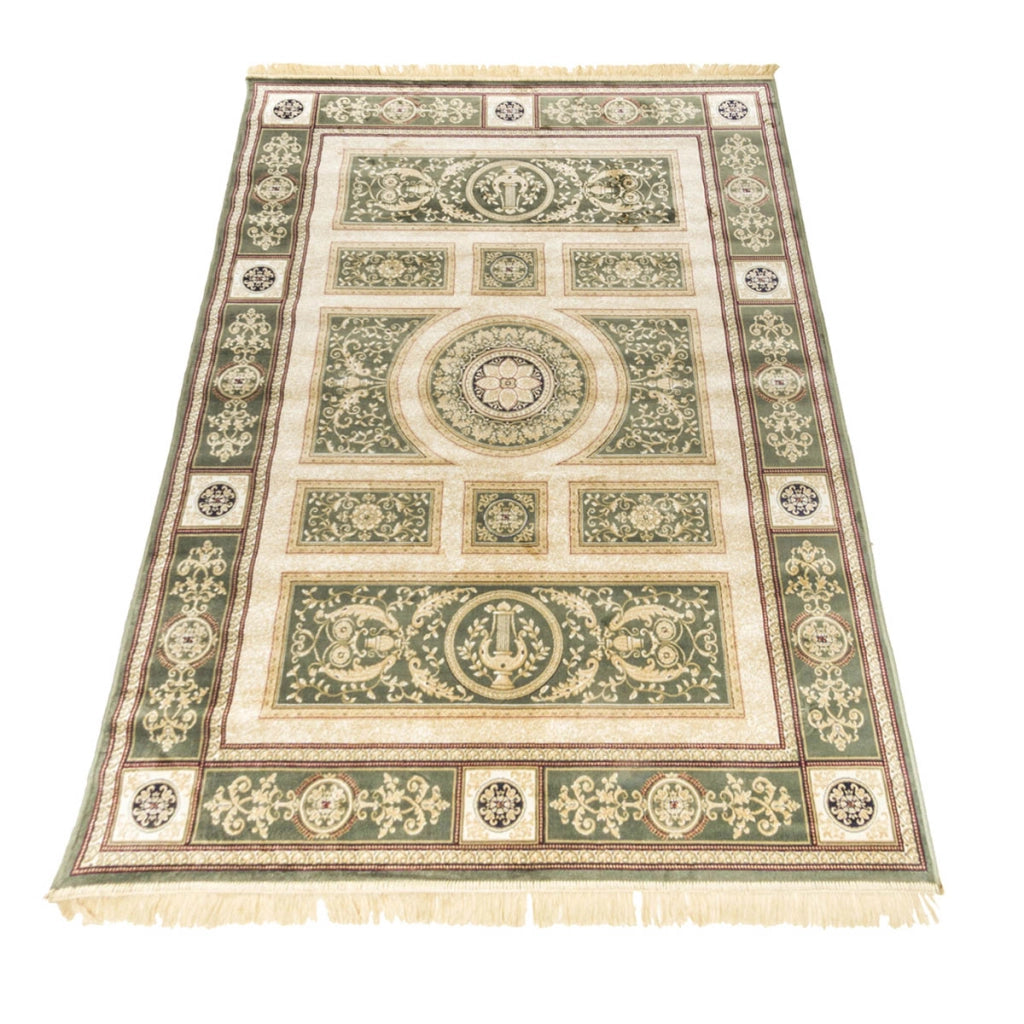 Tappeto RUBINE 350 Imperial VERDE cm.120x160 disegno classico persiano stile orientale tradizionale. Tappeto salotto, soggiorno, camera da letto, ingresso, corridoio.