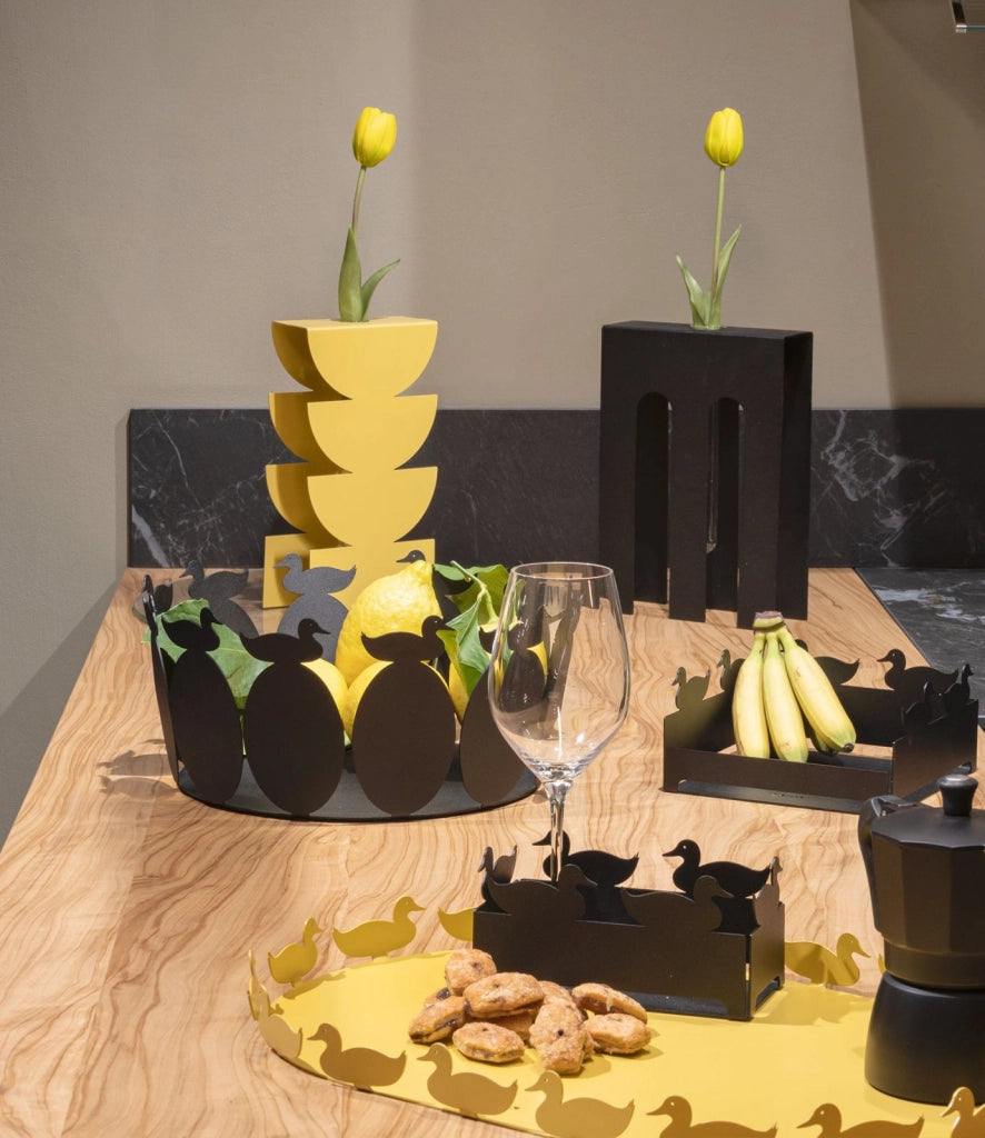 Vaso portafiore decorativo De Chirico Nero