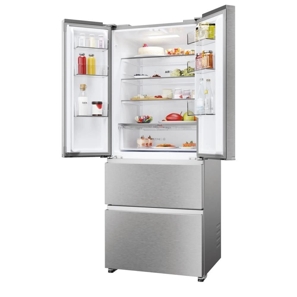 Haier FD 70 Series 3 HFR3718ENMM frigorifero side-by-side Libera installazione 402 L E Acciaio inox