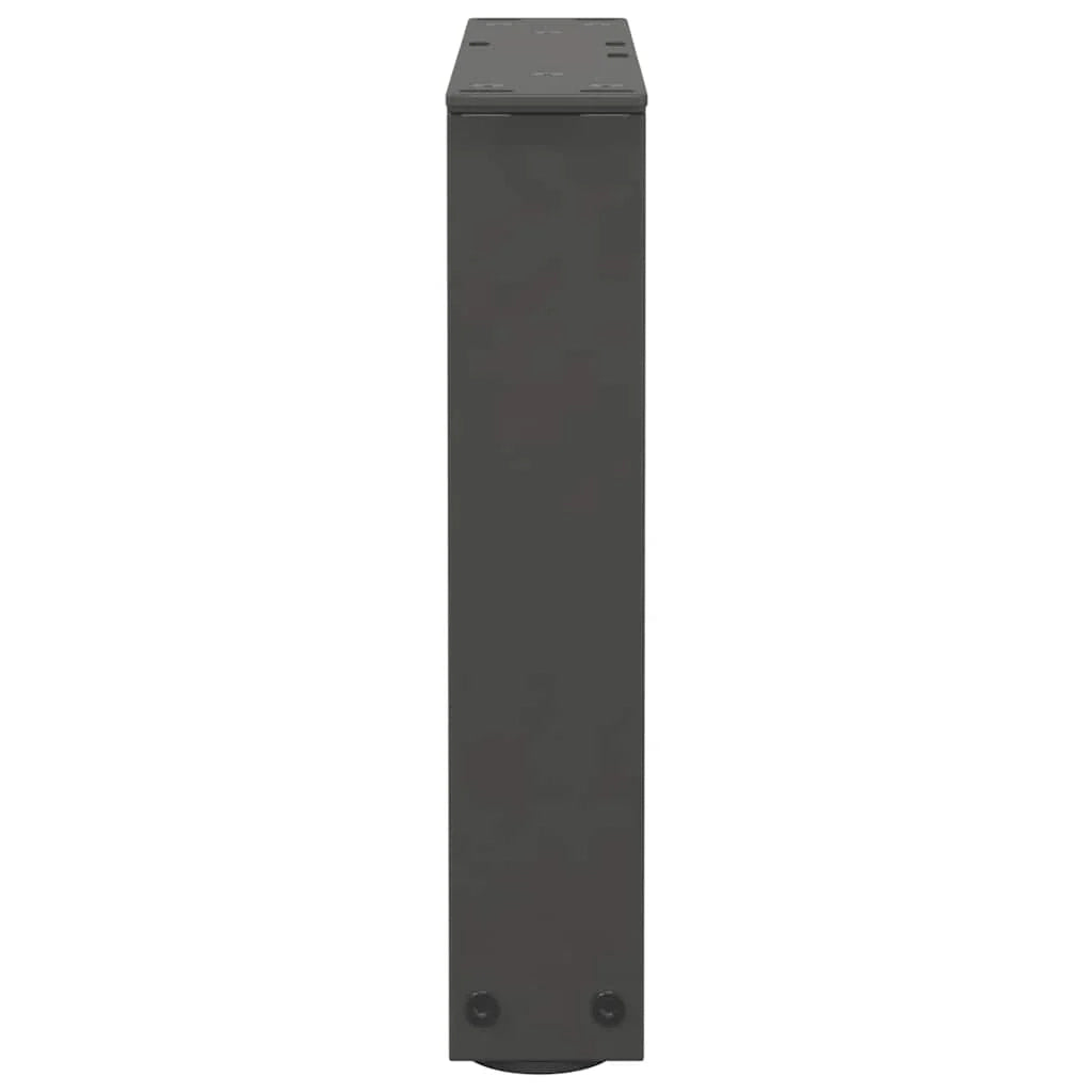 Set di 2 gambe per tavolino a V 40 x 30 x 31 cm stabilità ottimale design moderno in acciaio antracite 02_0056894