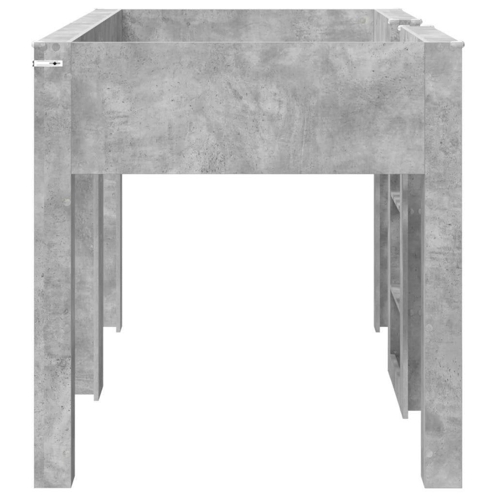 Letto a Castello per Bambini Grigio cemento 100 x 200 cm 3410502