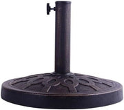 Base Ombrellone da Giardino, Base per Ombrellone da Esterno, Piedistallo Ombrellone da Giardino, φ44,5 x 33 cm, Adatto per Palo Ombrellone φ38mm o φ48mm (Bronzo (modello2))