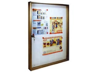 BACHECA PORTA AVVISI PER INTERNI CM.73X5X55H.  cm.73x5x55h.    ALUBOX