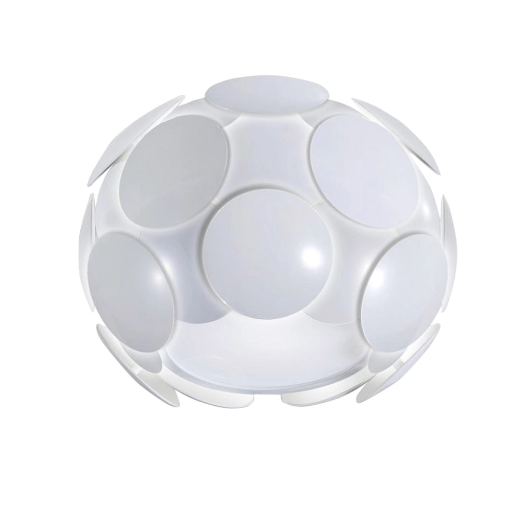 Plafoniera Italux Santina bianca 31 cm E27 dimmer C0317