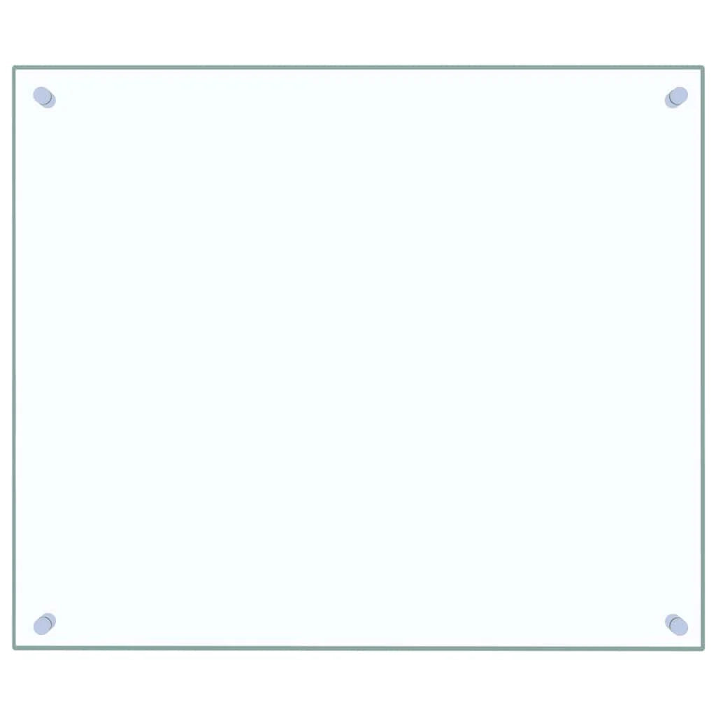 Set di 2 paraschizzi per cucina 70 x 60 cm moderno paraschizzi in vetro temperato trasparente 02_0055734