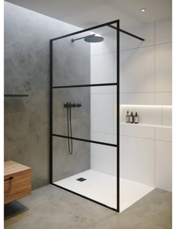 Parete doccia walk-in GRID 400 RIHO 120x200 cm