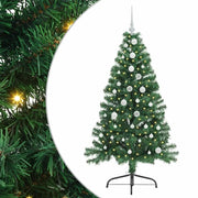Albero di Natale | Decorazioni natalizie artificiale con luci integrate Verde 150 cm
