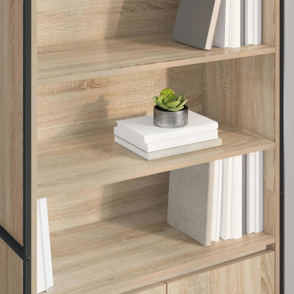 Armadi alti 2 pcs Sonoma 79 x 36 x 200 cm Legno multistrato
