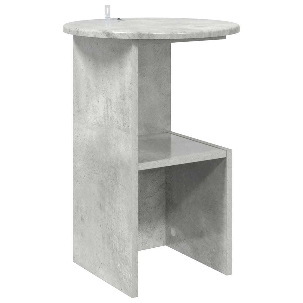 Tavolo laterale | Tavolino Grigio Cemento ? 39,5 x 55 cm