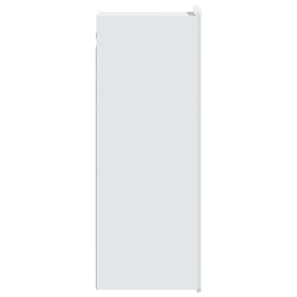 Mobiletto a muro Bianco 33 x 34,5 x 94 cm Legno ingegnerizzato 898245