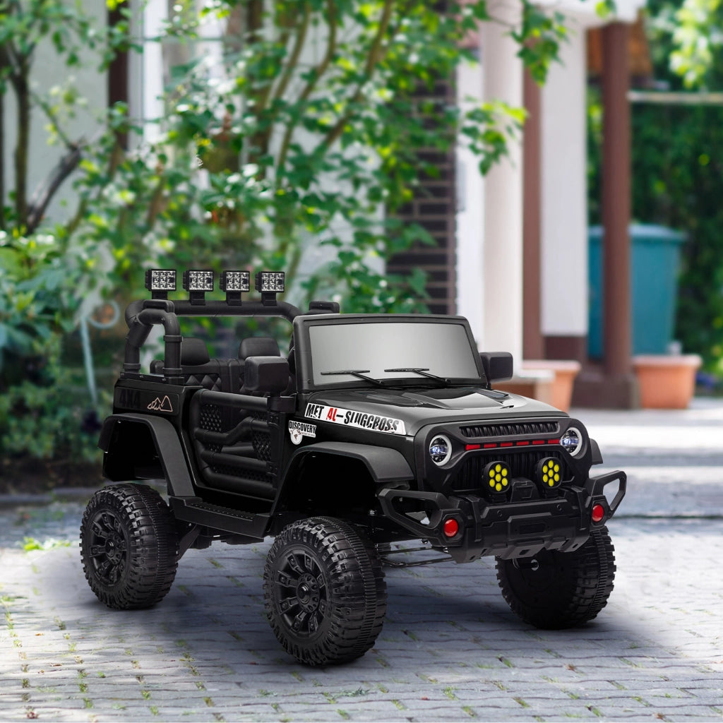 Auto Elettrica per Bambini con Telecomando ¨C Zephmum ¨C Nero