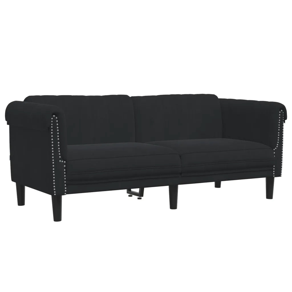 Set di Divani 2 pz Nero in Velluto 3209224