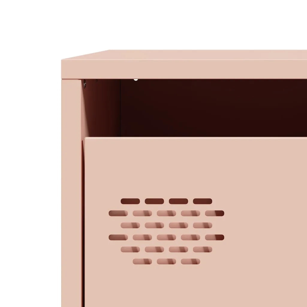 Credenza Rosa 68x39x73,5 cm in Acciaio Laminato a Freddo 851257