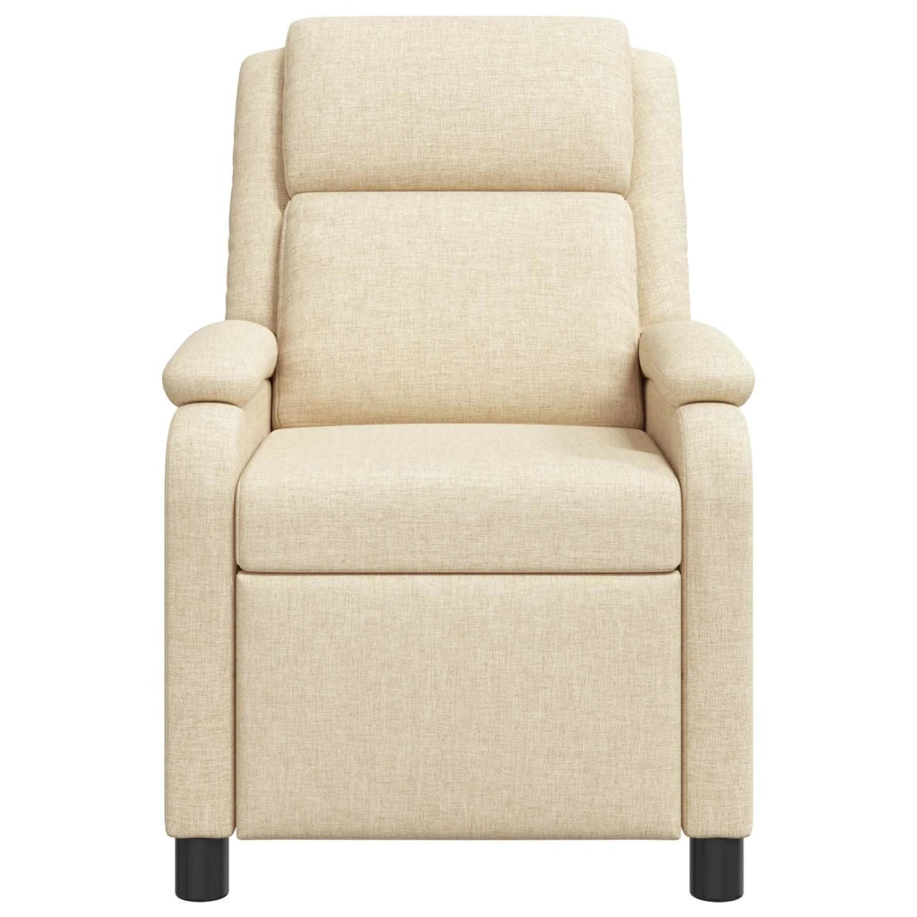 Divano Sedia-Poltrona reclinabile Crema Tessuto 705101