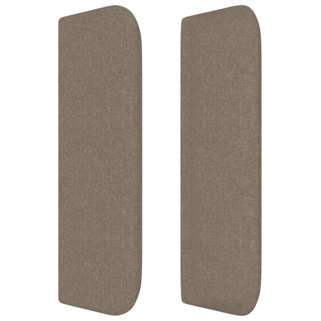 Testiera ad Orecchio Tortora 93x16x78/88 cm in Tessuto 3119090