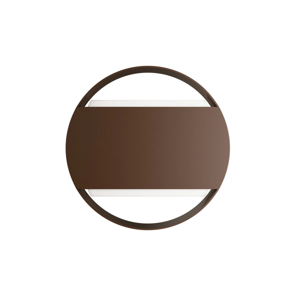 Clos Wall Dual 16W Applique LED da Esterno 120 gradi CCT Switch 3000K/4000K/5000K IP65 IK08 Corten Texturizado - Beneito & Faure