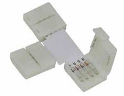 Connettore strisce LED RGB 10mm 4 pin Eko-Light EKPZ050