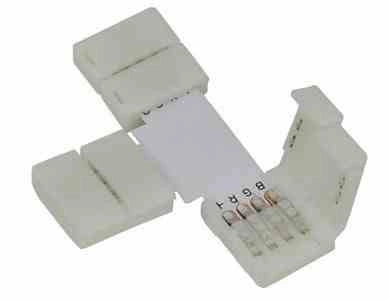 Connettore strisce LED RGB 10mm 4 pin Eko-Light EKPZ050