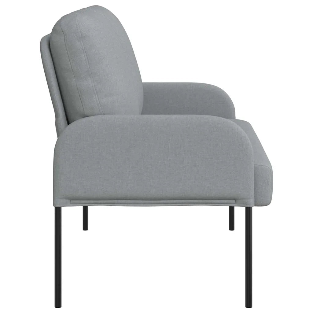 Divani con cuscino 110cm Grigio chiaro Legno compensato