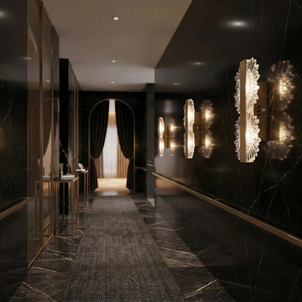 Applique Da Parete Led G147-2w Gold Brush