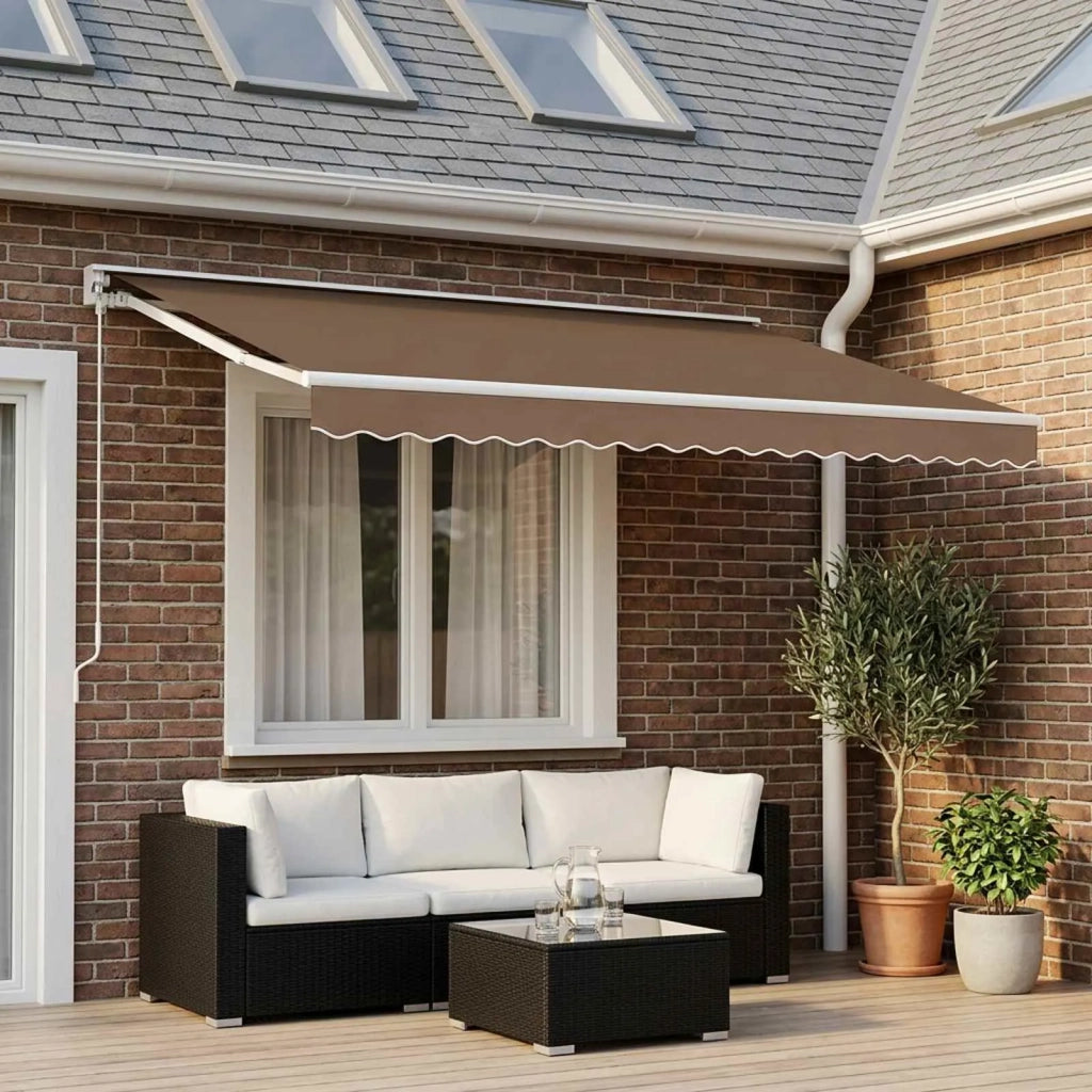 Sostituzione della mantovana per tenda Beige 380 x 20 cm 42000760