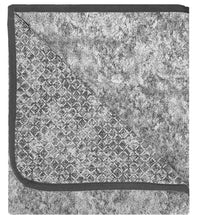 Copridivano con Penisola Sinistra Seduta 190 cm in Poliestere e Cotone Grigio Scuro