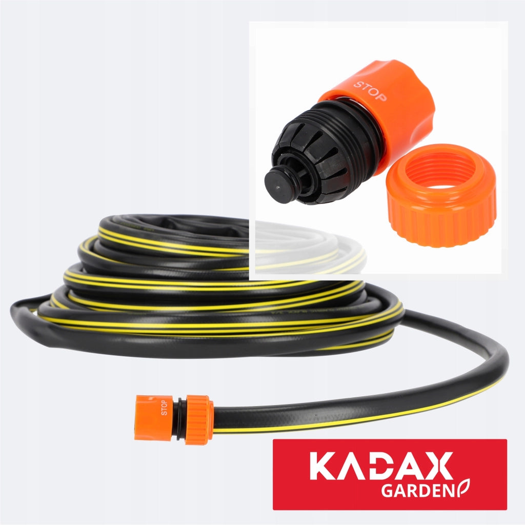 Raccordo rapido KADAX da 3/4 di pollice per tubo da giardino, per un'irrigazione efficace.